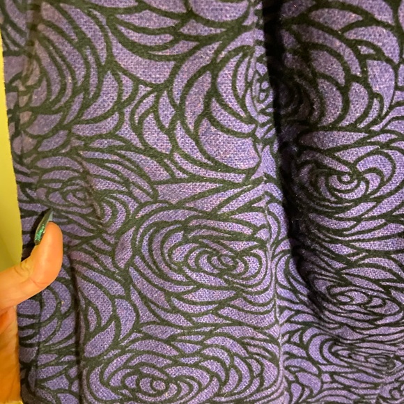 Vintage Purple Pencil Skirt - Picture 2 of 5